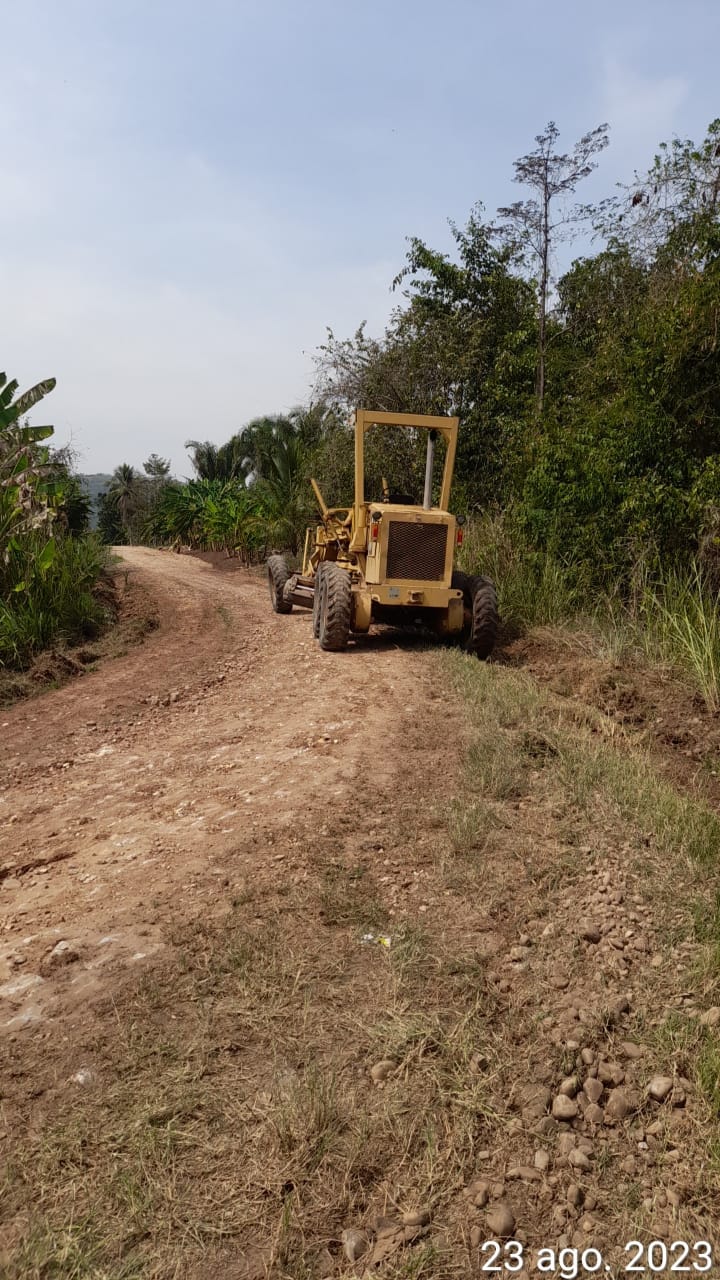 SE REALIZARON TRABAJOS DE MEJORAMIENTO DE LA CARRETERA QUE CONDUCE AL CASERÍO SHUCUSHCA. 