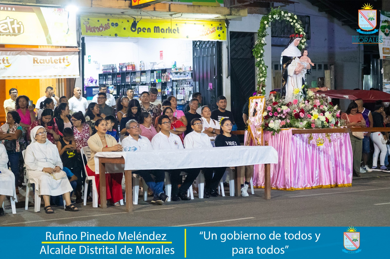 PRESENTACIÓN DE LA PRIMERA LOERA Y PALLAS SE REALIZÓ EN EL MARCO DE LAS FIESTAS PATRONALES SANTA ROSA DE LIMA DEL DISTRITO DE MORALES. 