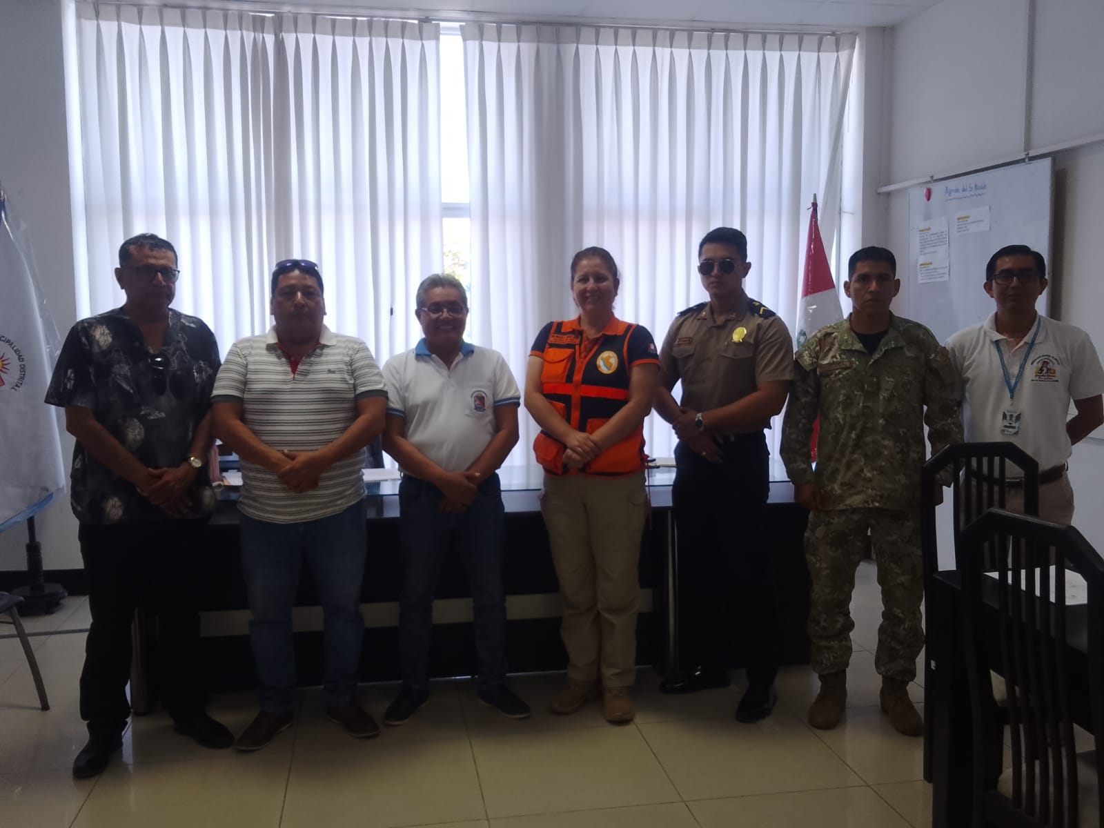 REUNIÓN DE COORDINACIÓN POR SIMULACRO NACIONAL DE LLUVIAS INTENSAS SE REALIZÓ HOY EN DISTRITO DE MORALES