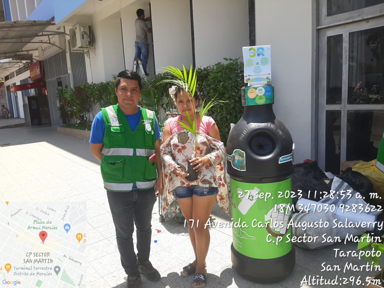 CON ÉXITO SE DESARROLLÓ EL "ECOTRUEQUE" EN DISTRITO DE MORALES