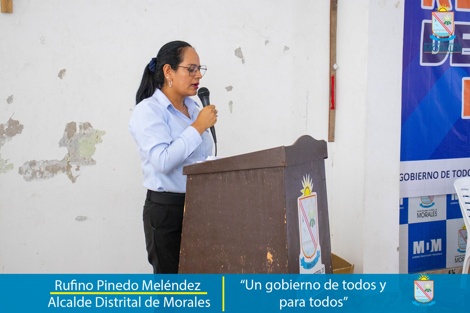 ALCALDE DE MORALES RUFINO PINEDO ENCABEZÓ SEGUNDA AUDIENCIA PÚBLICA DE RENDICIÓN DE CUENTAS