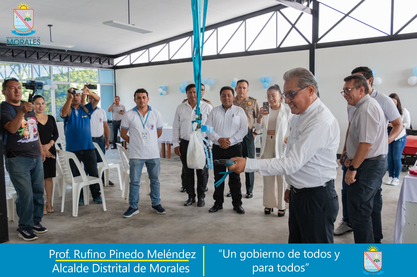 INAUGURAN TERCER PISO DE PALACIO MUNICIPAL DE MORALES. 