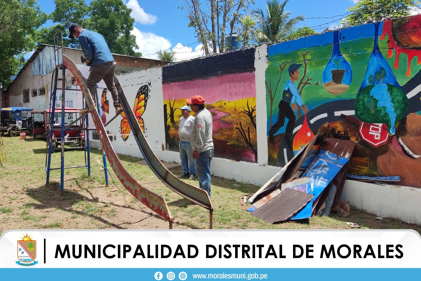 MEJORAN JUEGOS RECREATIVOS DEL PARQUE INFANTIL LA AMISTAD. 