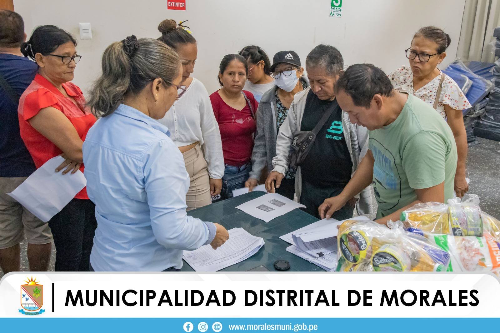 MUNICIPALIDAD DE MORALES ENTREGA AYUDA HUMANITARIA A FAMILIAS AFECTADAS Y DAMNIFICADAS POR LAS INTENSAS LLUVIAS.