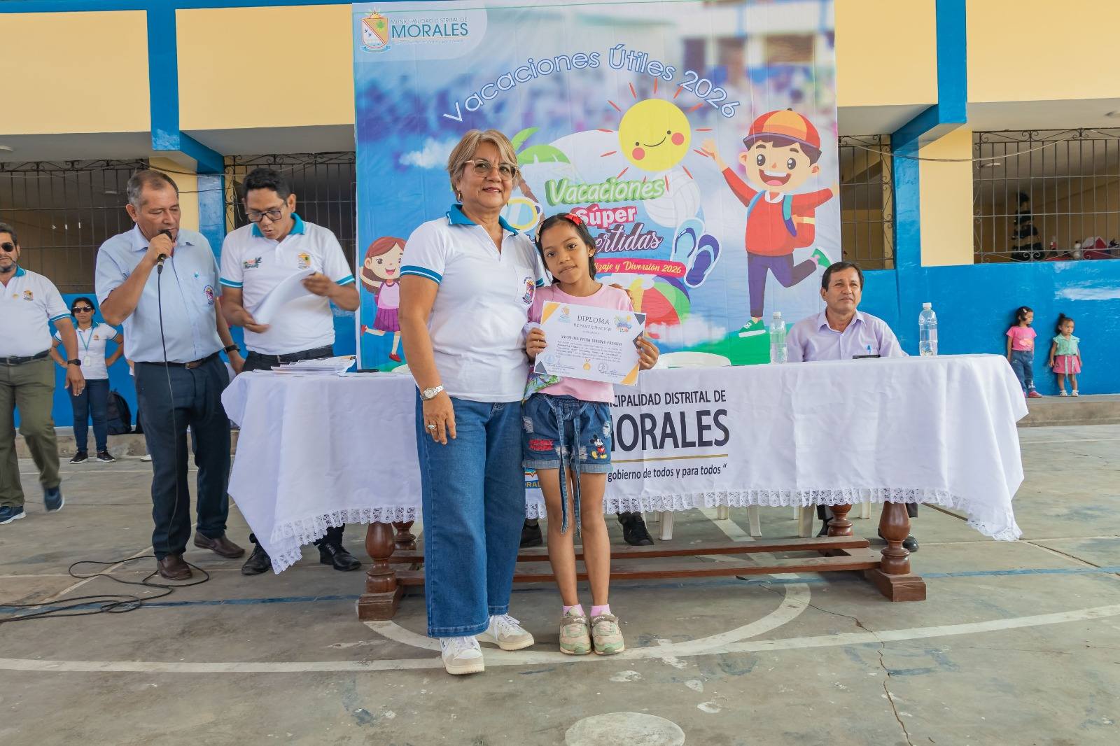CLAUSURA DE VACACIONES ÚTILES 2026 EN DISTRITO DE MORALES.