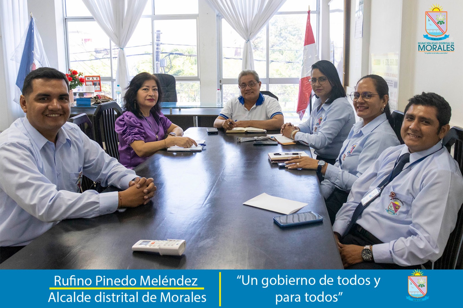 ALCALDE DE MORALES RUFINO PINEDO SE REUNIÓ CON LA JEFE DE SUTRAN SAN MARTÍN. 
