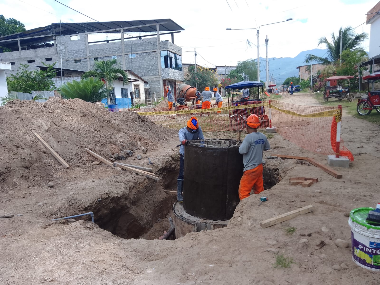 LAS OBRAS NO SE DETIENEN PARA BRINDAR UNA MEJOR CALIDAD DE VIDA A LOS VECINOS DE MORALES.