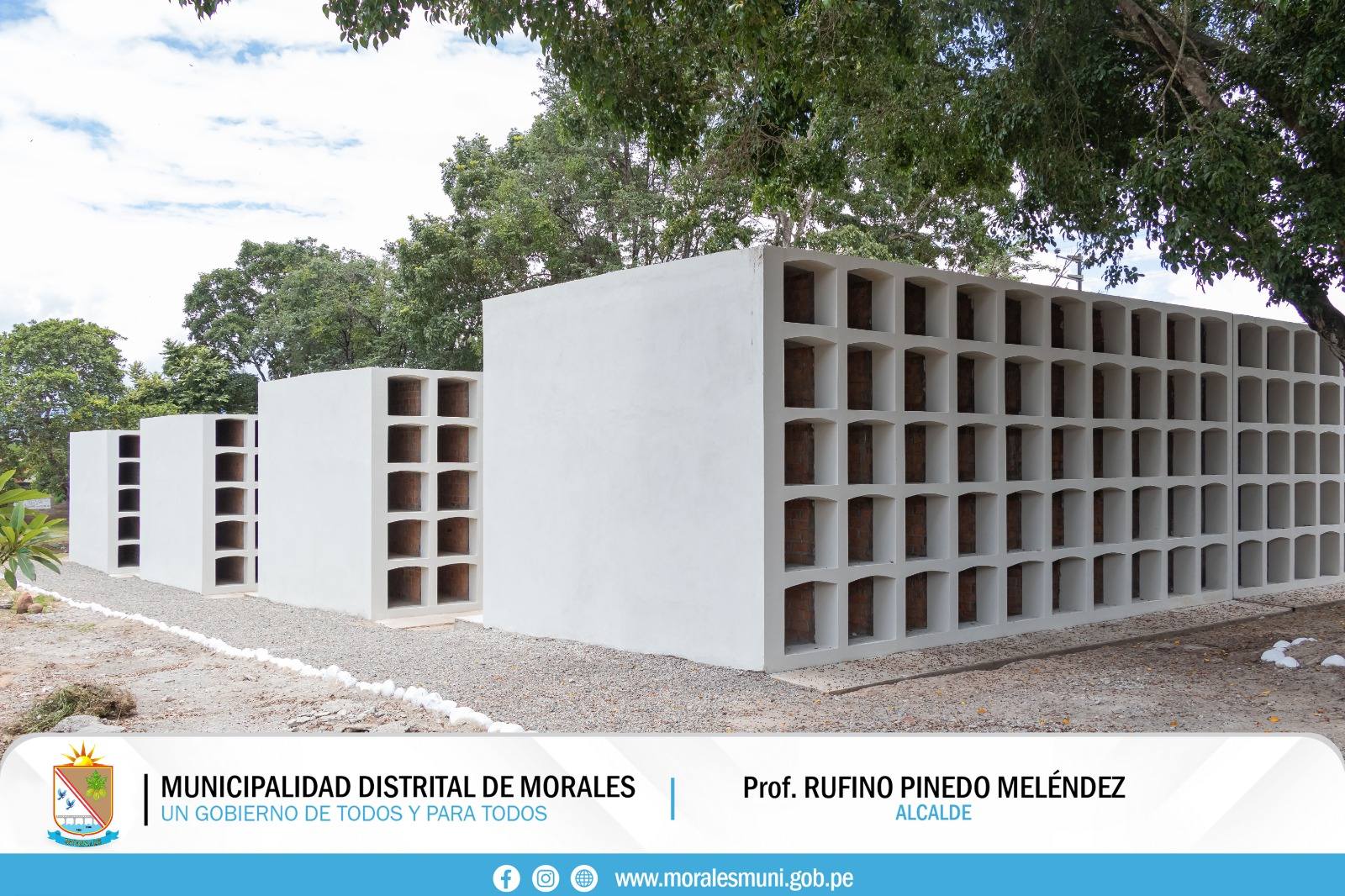 CULMINA CONSTRUCCIÓN DE NICHOS, CAPILLA Y SERVICIOS HIGIÉNICOS EN CEMENTERIO GENERAL DEL DISTRITO DE MORALES. 