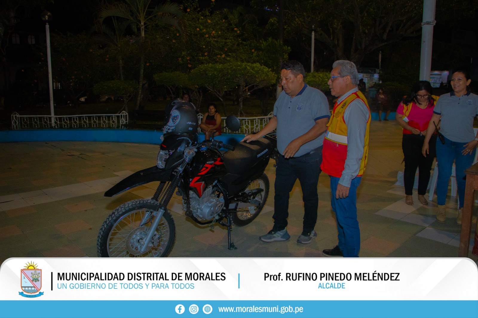 Nueva motocicleta al servicio de Serenazgo