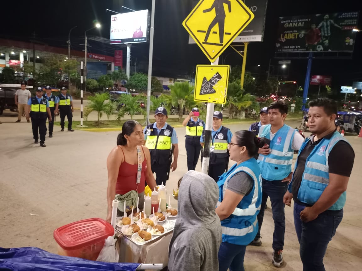 OPERATIVO PREVENTIVO CONTRA EL COMERCIO AMBULATORIO EN DISTRITO DE MORALES. 