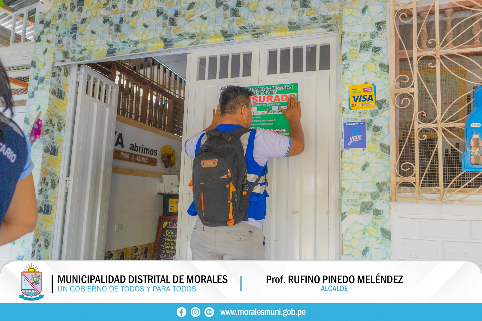 CLAUSURAN LOCAL DE VENTA DE COMIDA POR INSALUBRE EN DISTRITO DE MORALES. 