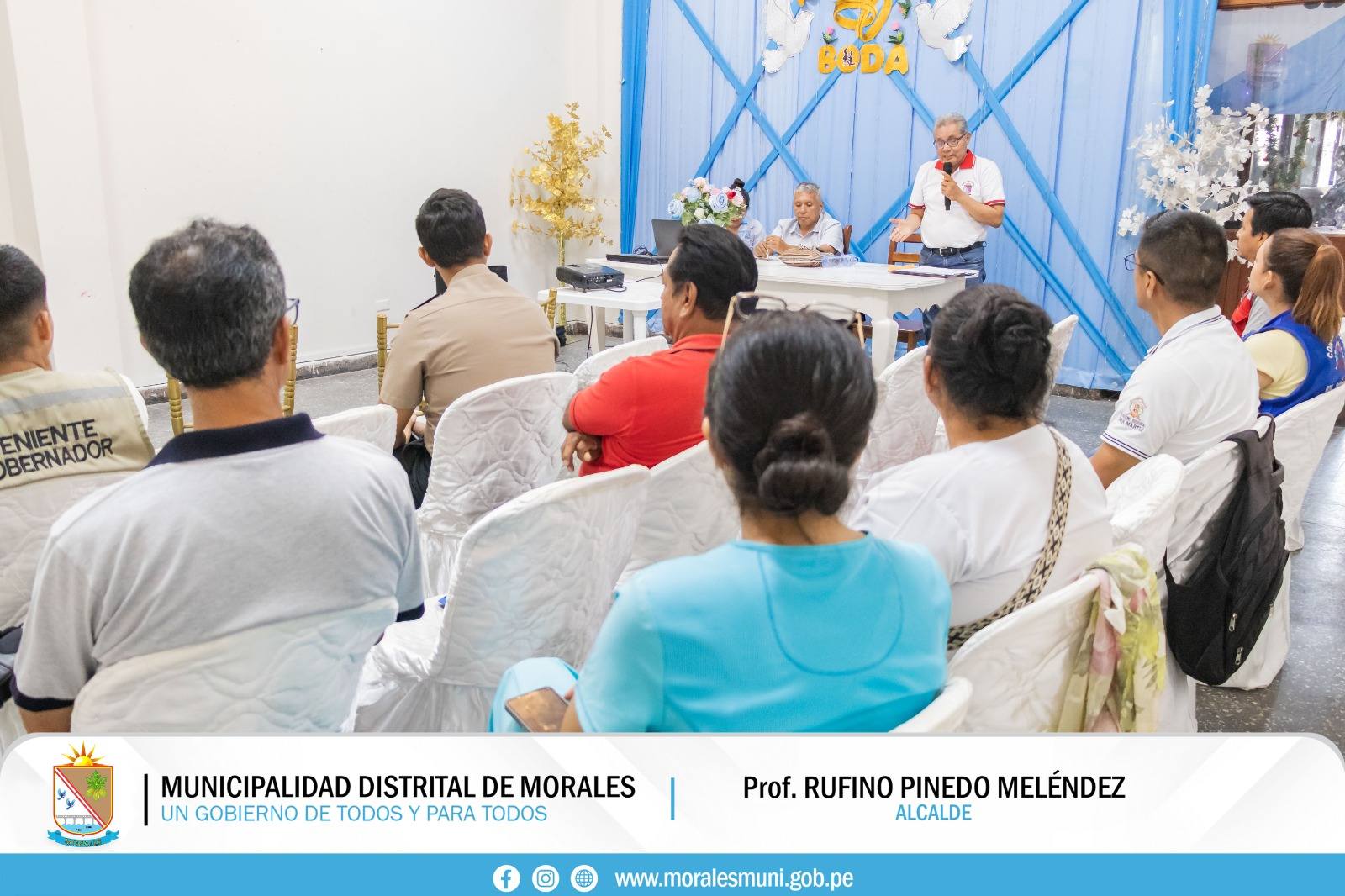 ALCALDE DE MORALES RUFINO PINEDO PRESIDIÓ REUNIÓN DE LA INSTANCIA DISTRITAL DE CONCERTACIÓN PARA ERRADICAR LA VIOLENCIA CONTRA LA MUJER. 