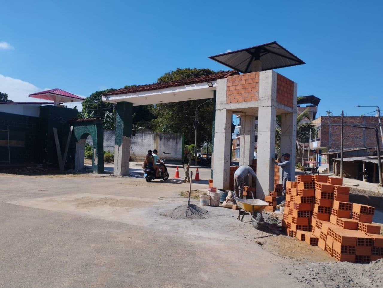 Ejército y la Municipalidad de Morales vienen trabajando de manera conjunta