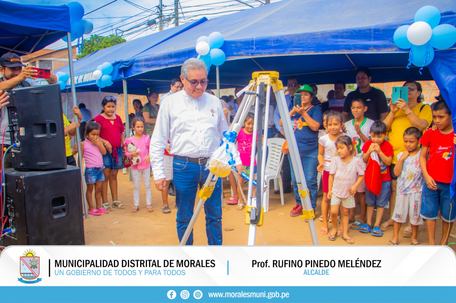 INAUGURAN OBRA DE CAMBIO DE REDES Y CONEXIONES DOMICILIARIAS DE AGUA, DESAGÜE