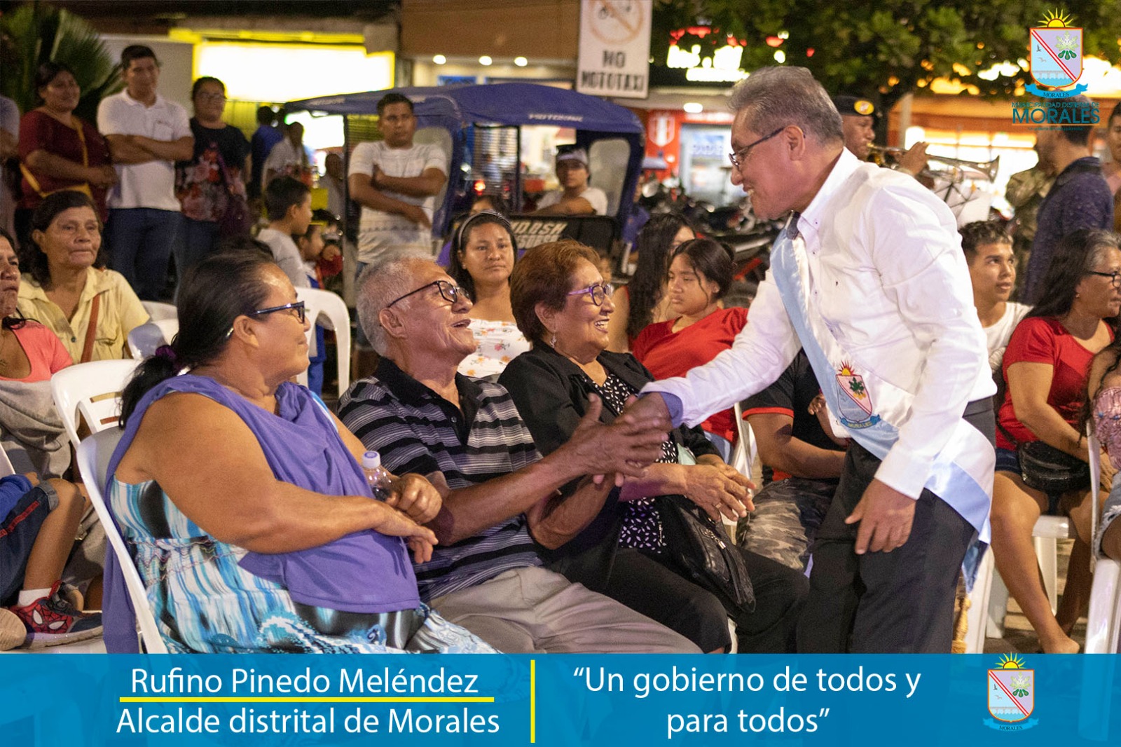 "CONTINUAMOS GESTIONANDO MÃS OBRAS PARA EL DISTRITO DE MORALES"