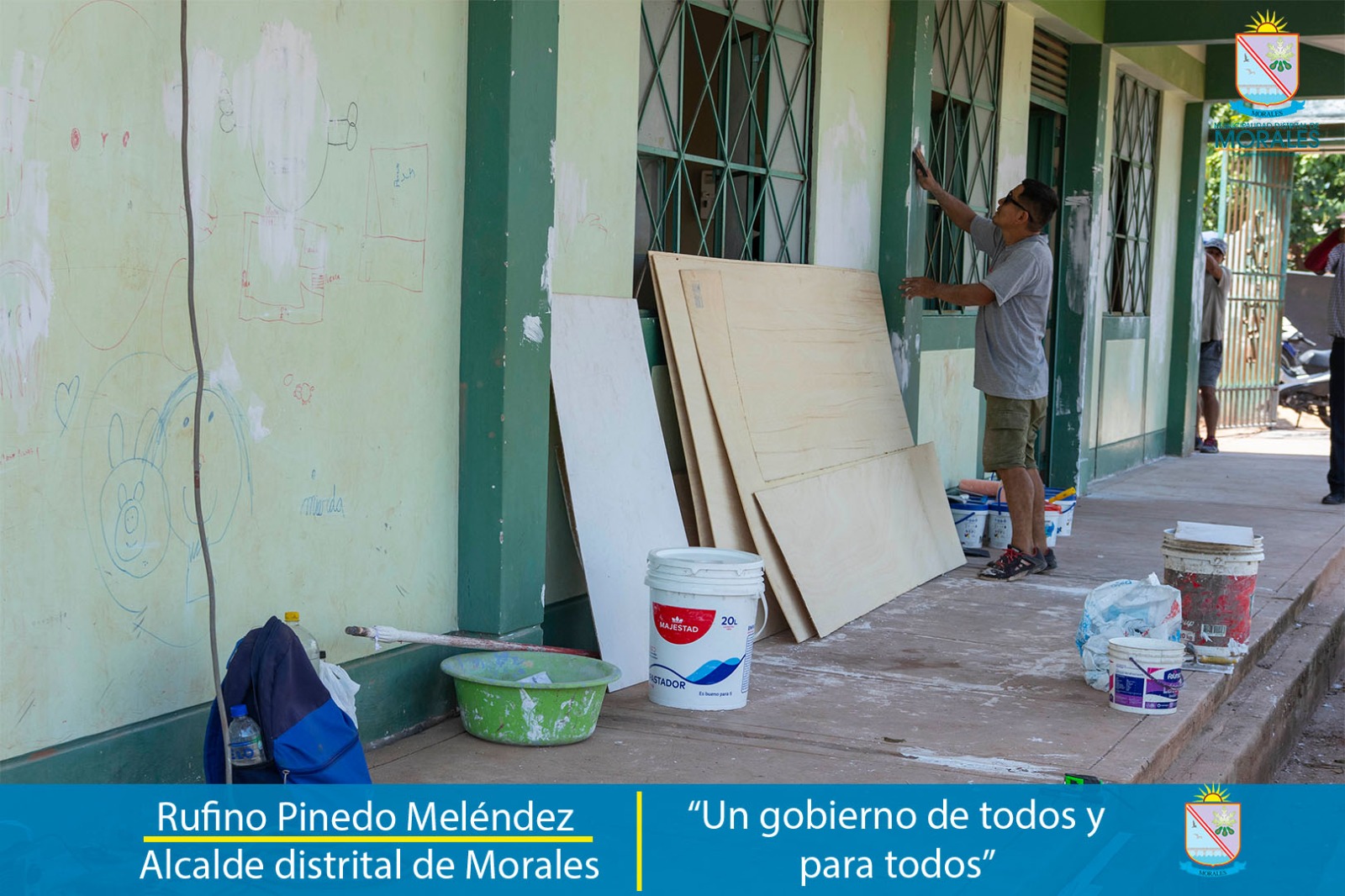 REFACCIONAN PUESTO COMUNAL DE SALUD DE LA URBANIZACIÓN LA PLANICIE DEL DISTRITO DE MORALES. 