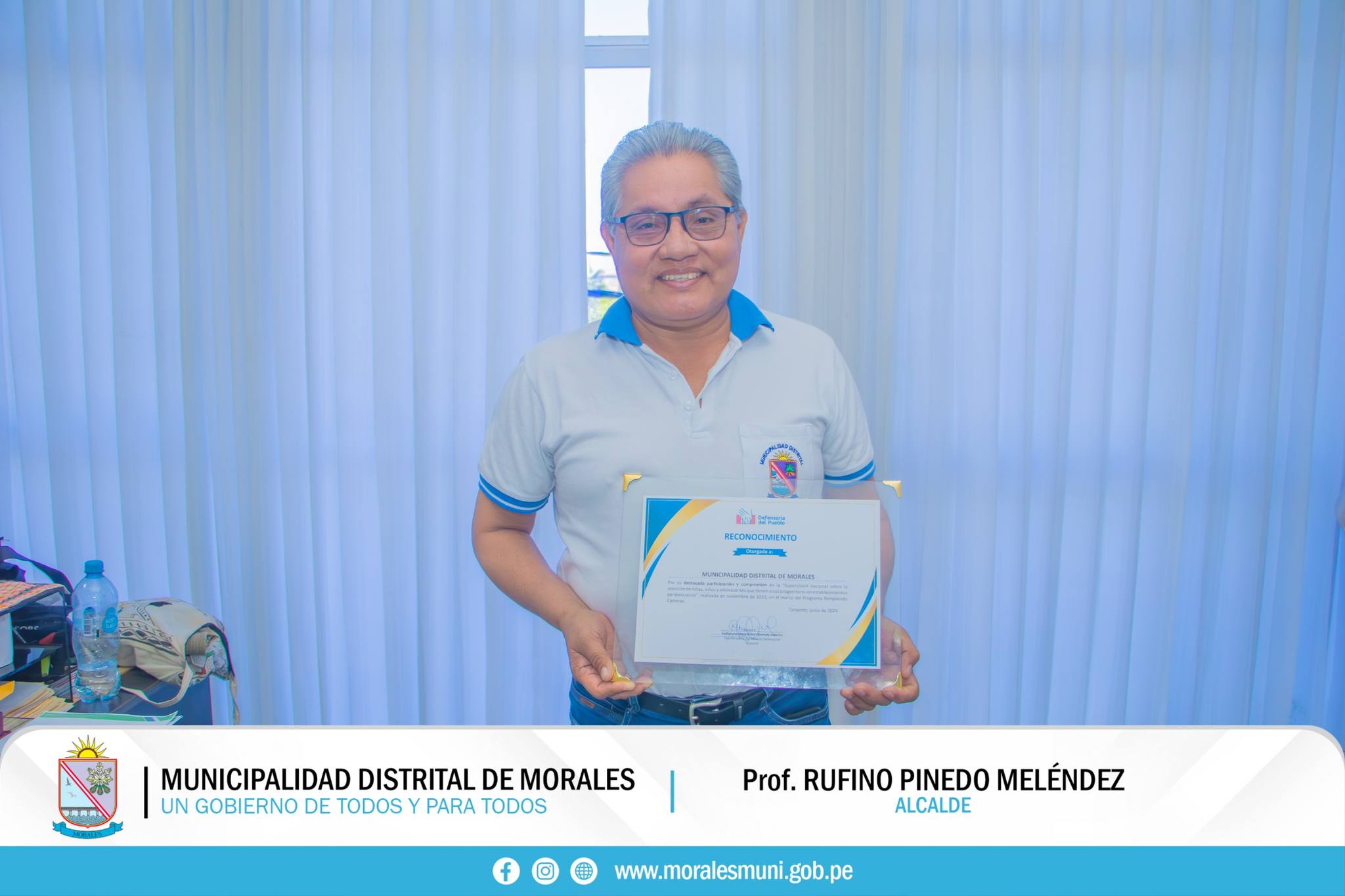 RECONOCIMIENTO A MUNICIPALIDAD DE MORALES