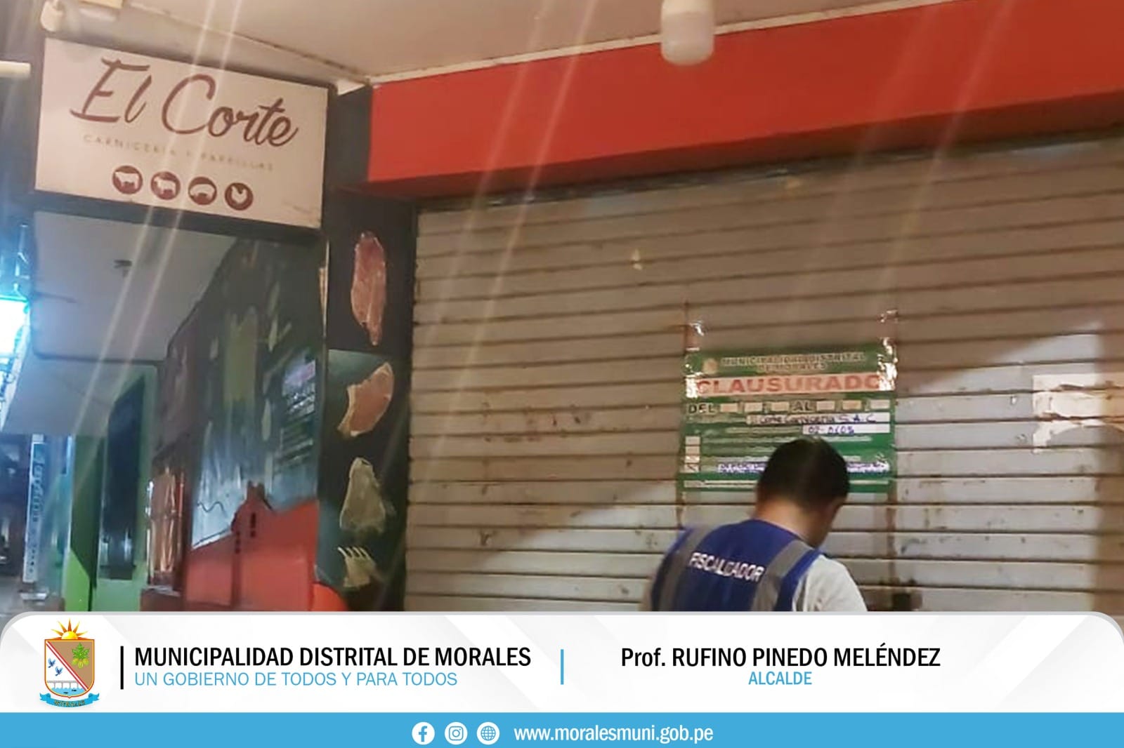 RESTAURANTE EL CORTE CARNICERÍA S.A.C FUE CLAUSURADO POR INSALUBRE