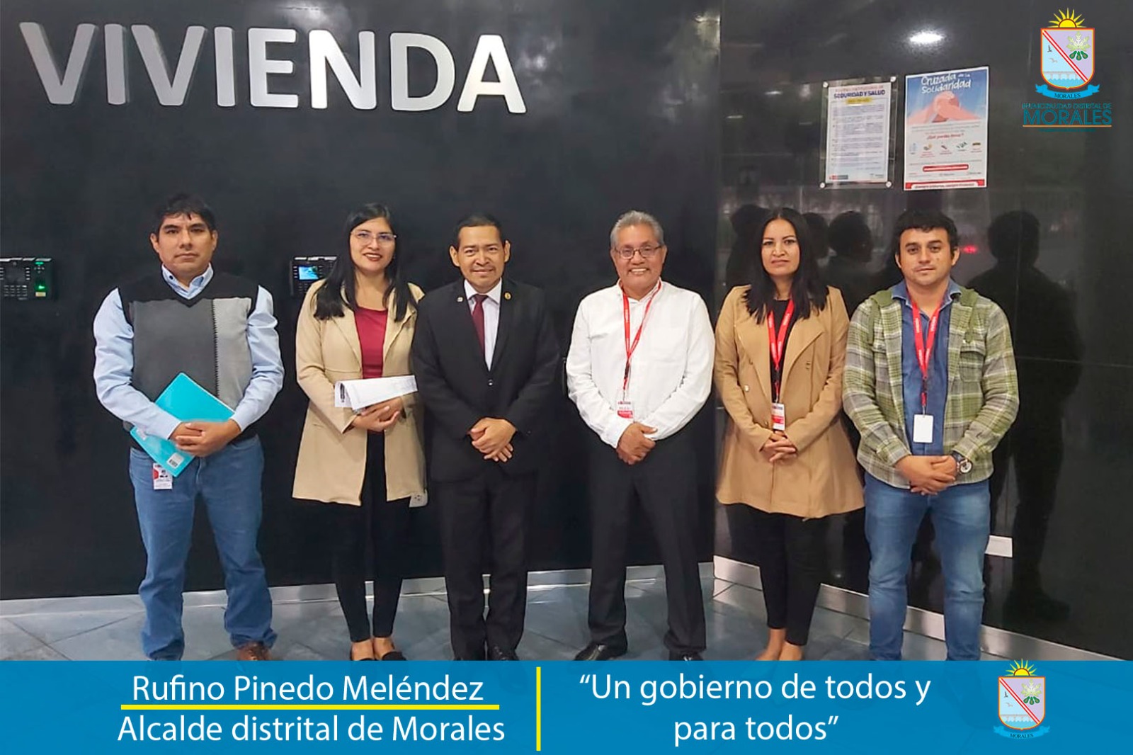 ALCALDE RUFINO PINEDO CONFIRMA QUE LA PRÃ“XIMA SEMANA FIRMARÃ CONVENIO EN EL MINISTERIO DE VIVIENDA